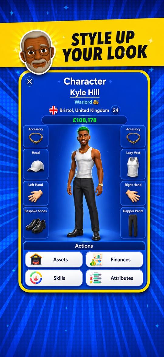 Style up your look — character customization